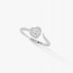 Messika - Joy Diamond Heart Pave Ring White Gold